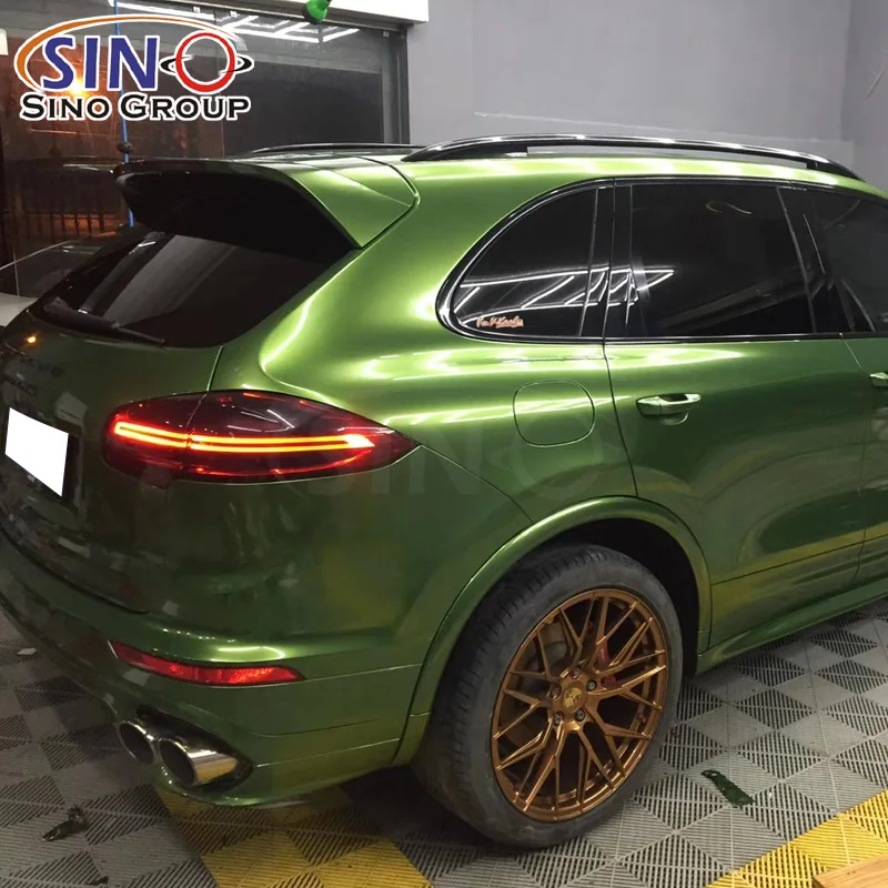 GE-32 China Manufacturer Electro Metallic Wrapping Gloss Car Vinyl Wrap