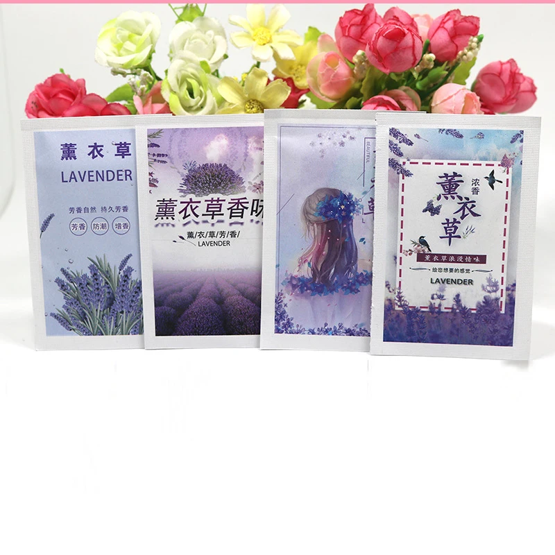 Air Freshener Lavender Sachet Aromatic Tablets for Shoes Clothes Wardrobe Fragrance Deodorization Wholesale Custom Made Sachet