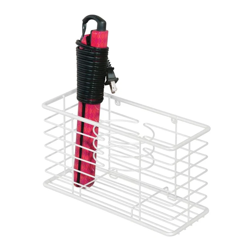 Изготавливаемые по индивидуальном заказу Настенные ванной Щетки Расчески органайзер для хранения фена корзина для выпрямителя Для Волос