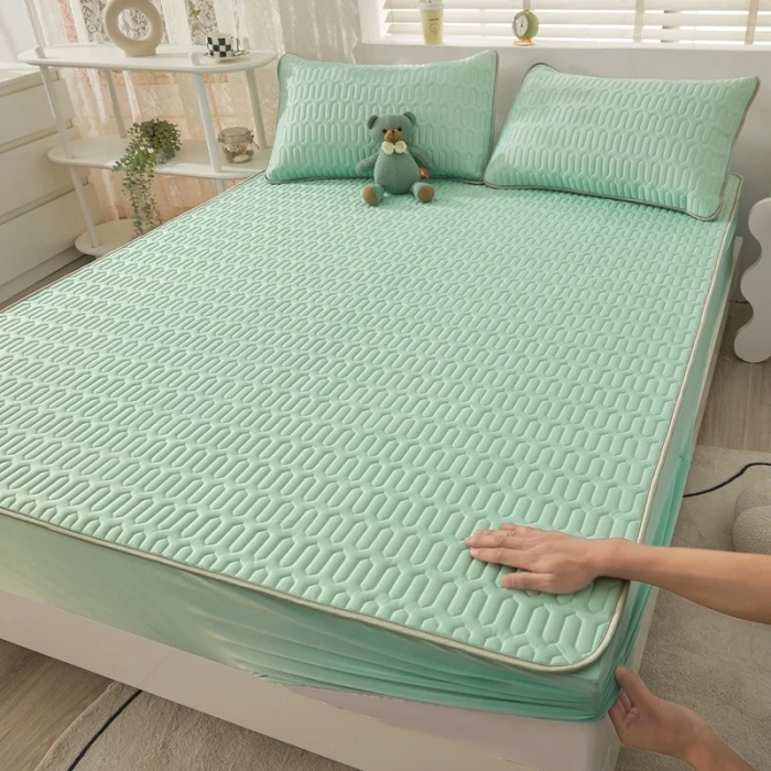 Летнее покрывало с принтом для кровати из натурального латекса матрас трех частей