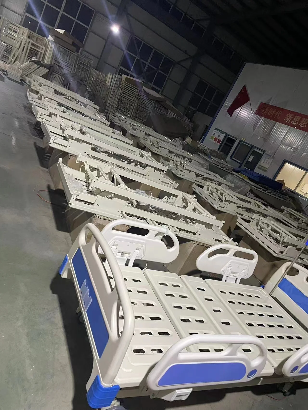 factory sell Motorized 5 Function Electric Bed Hospital Bed Free Used Electric Adjustable Bed Mechanism