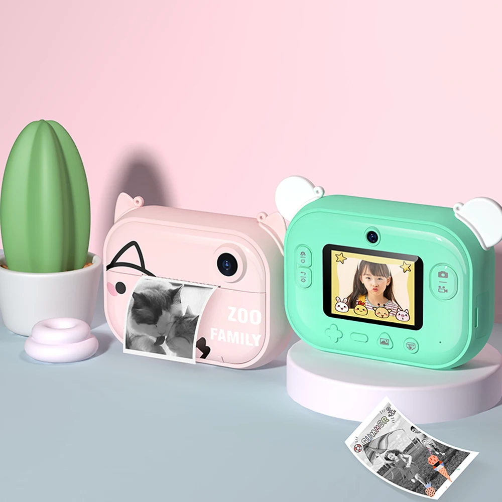 Support WIFI Filter Waterproof Hidden Face Priority HD 1080P Screen Toy Photo Video Children Camera print Kids Camara