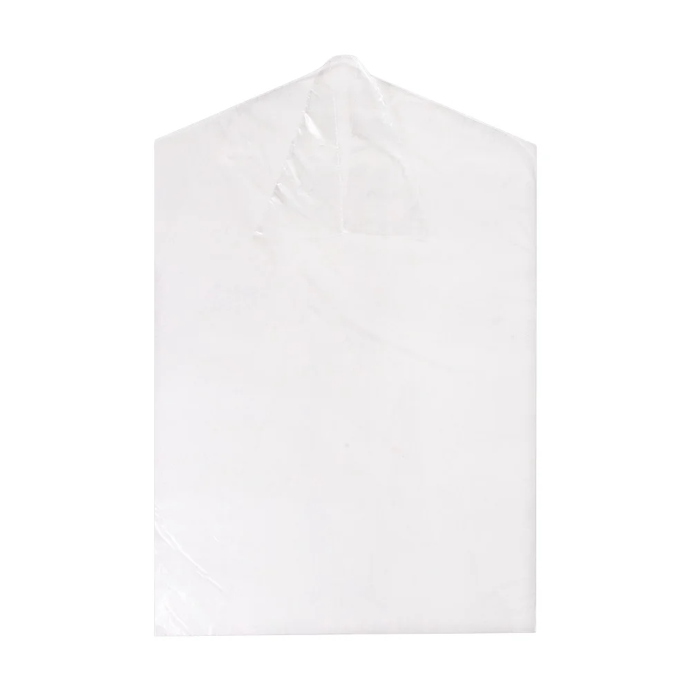 LDPE Plastic Transparent Suit Cover Garment Packaging Bags For Clothes Dry Cleaning Wedding Dresses Laundry Dustproof