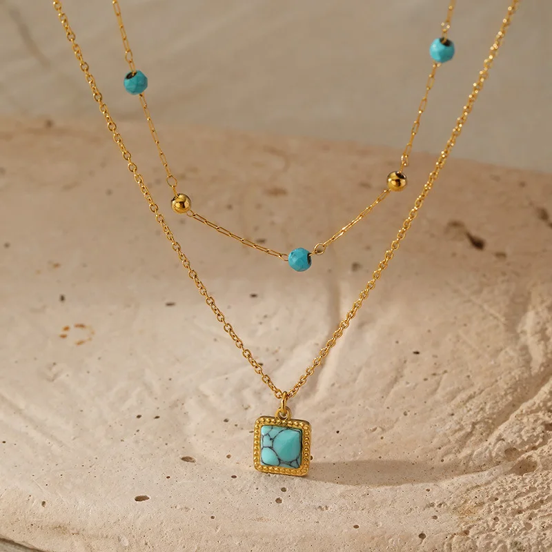 Женское колье с перьями из нержавеющей стали