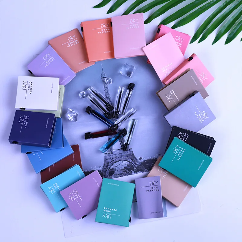 2ml Mist Vial Sample perfume sample 2ml card Unique perfume sample cards with bottle