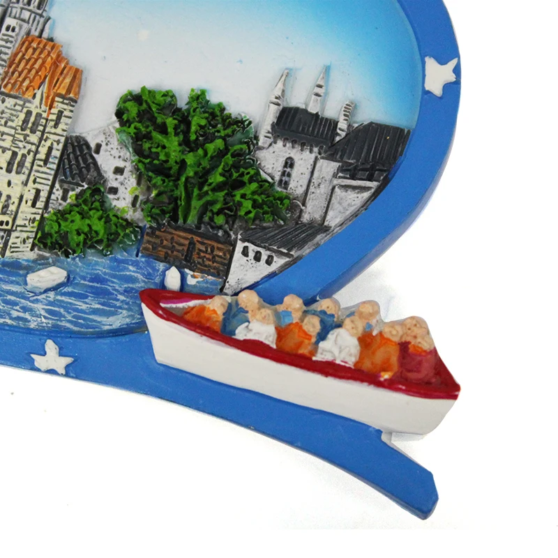 3D Wholesale Resin Fridge Magnet Ceramic Fridge Magnet Tourism Souvenirs For Home Decoration