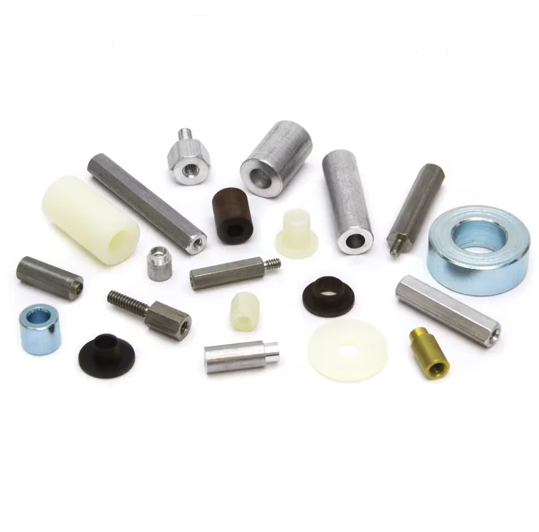 m2 m2.5 m3 m4 m5 brass/stainless steel/aluminum/nylon custom bushing threaded retaining ring spacer round hex standoff