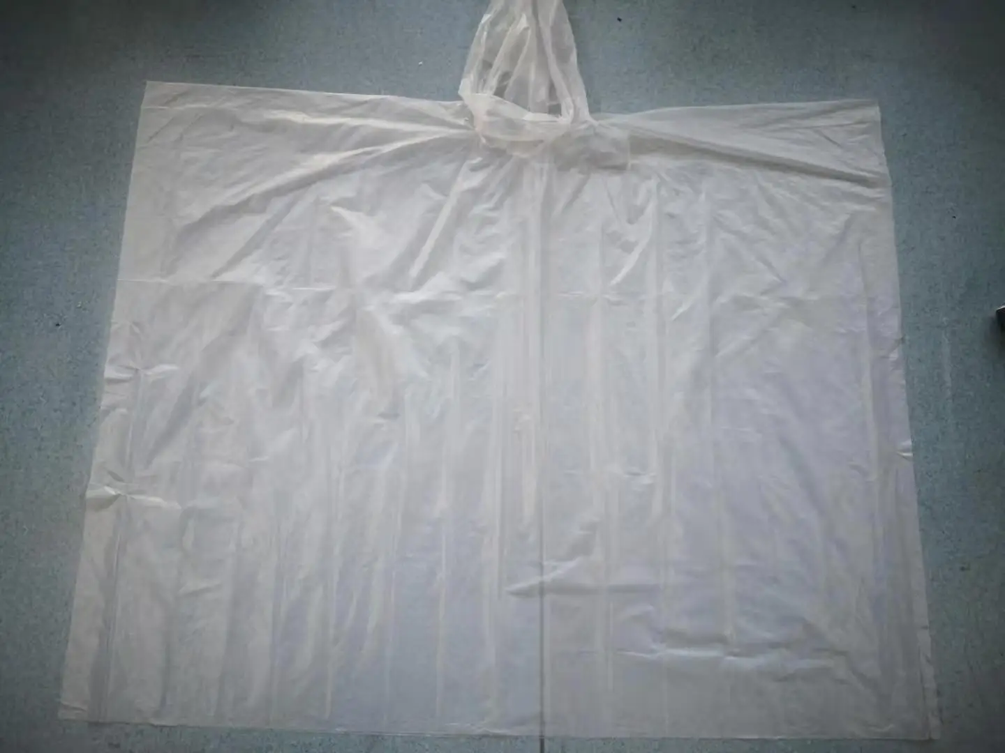 Eco friendly biodegradable bio and compostable PLA rain poncho corn starch poncho