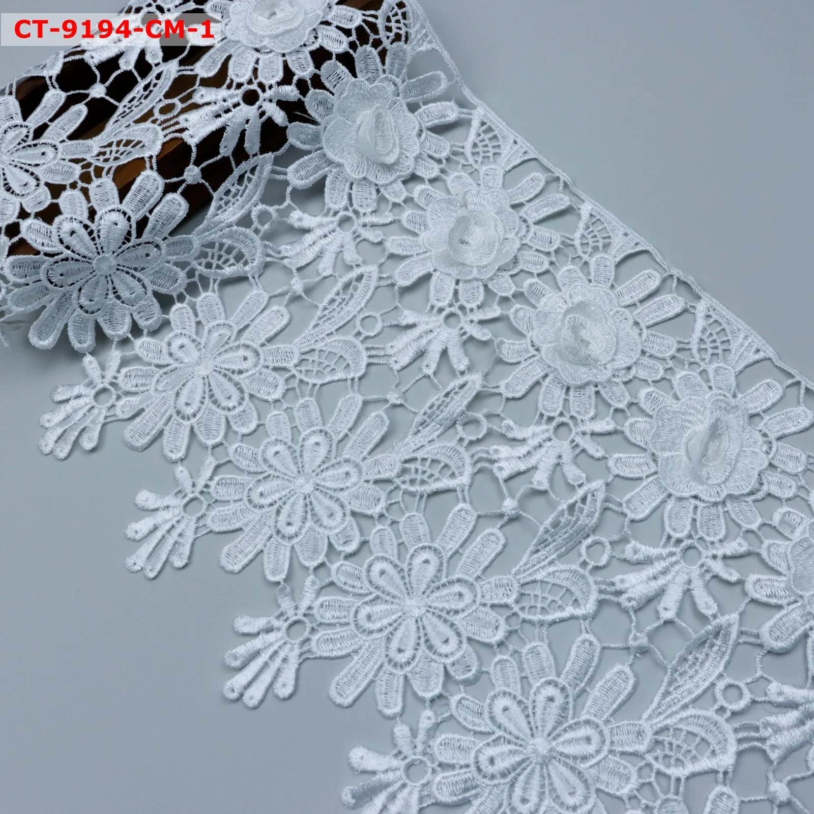 Elastic Lace Trim Soft Stretch Lace Trim Delicate Ribbon Vintage Flora Pattern for Wedding Headbands Garters embroidery trim