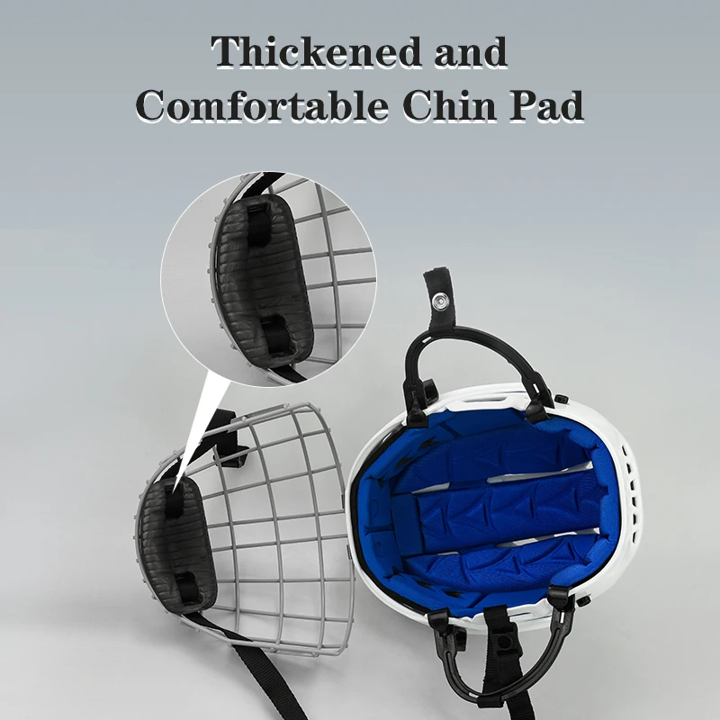 Wholesale custom Ice Hockey Helmet for Adult Children OEM ODM hockey sport helmet protection cascos de hockey casque de