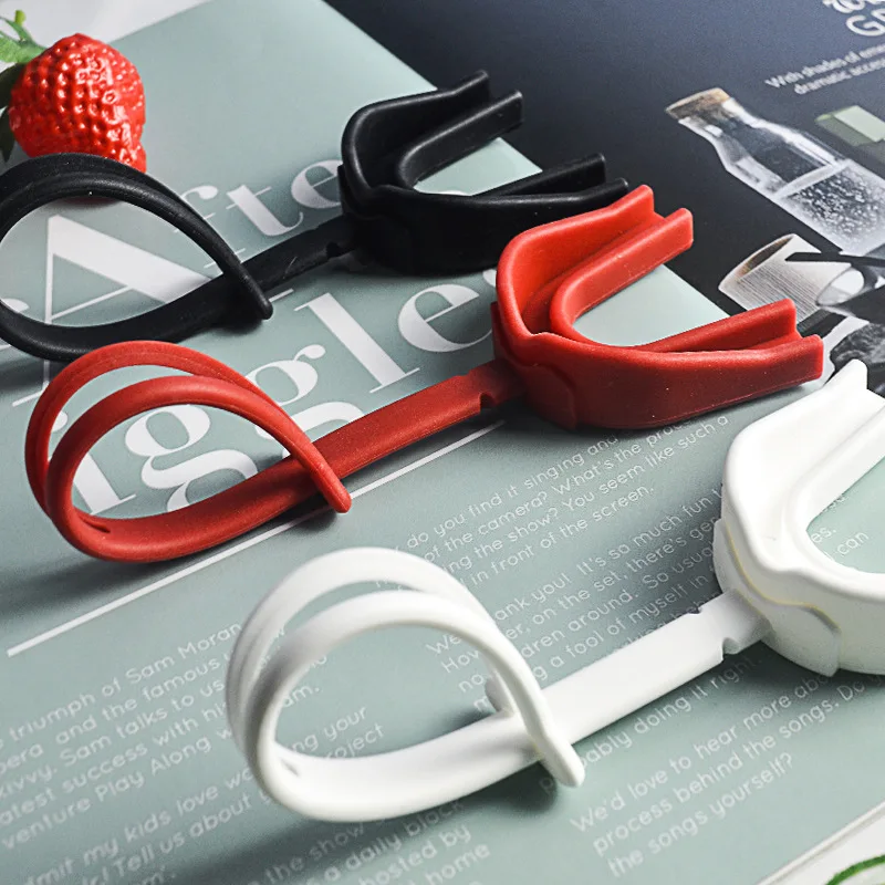 Wholesale high quality dental teeth protector silicone rubber american football rugby mouth guard with strap
