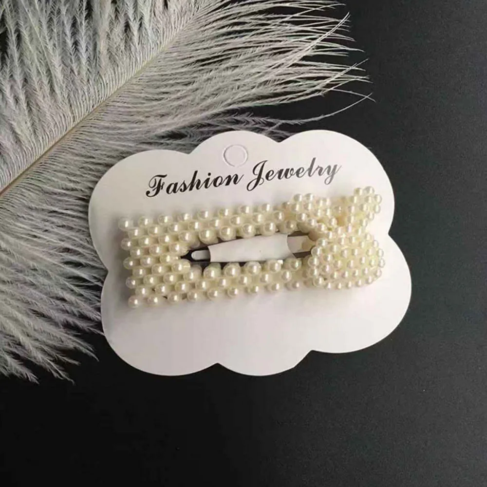 LDD03 Fashional Hair Accessories Jewelry 2021 Korean Pearl Korean Hair Clip  For Hair Accessories Clips