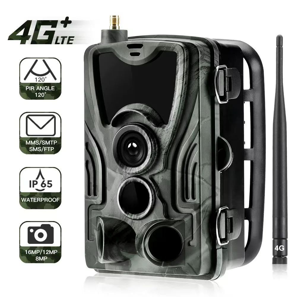 Hunting trail camera 4g hunting, trap hunting camera 4g mms, camara de caza chasse wild wildlife camera