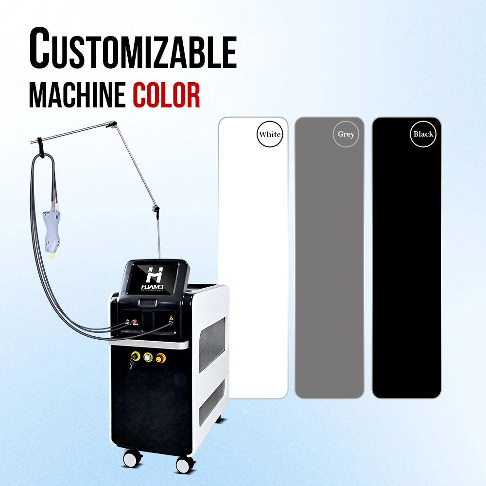 HUAMEI Fiber laser 755 nm 1064nm pro plus alexandrite laser 2024 NEW LASER fast hair removal machine with MDSAP