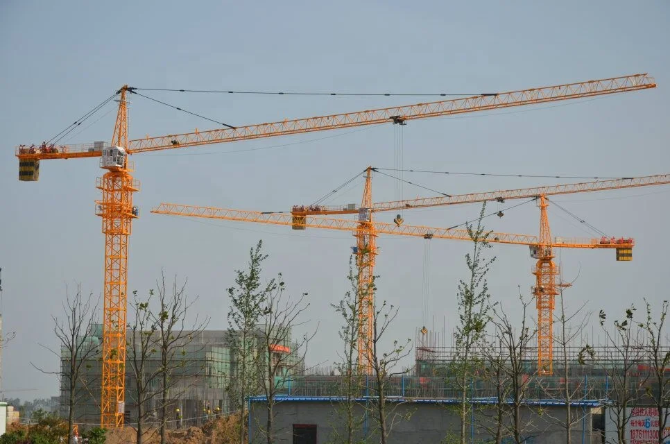 China popular 4tons QTZ40-4810 tower crane with 48m jib length