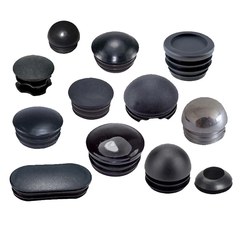 Fitness Sports Equipment Accessories Rubber Circular Round Steel Pipe Close Furniture Tube Inner Stopper Plug