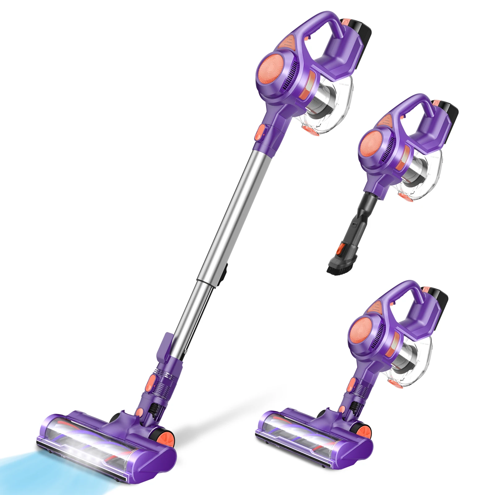 Handheld Cordless Vacuum Cleaner Portable Wireless Cyclone  Strong Suction Carpet Dust Collector for Home