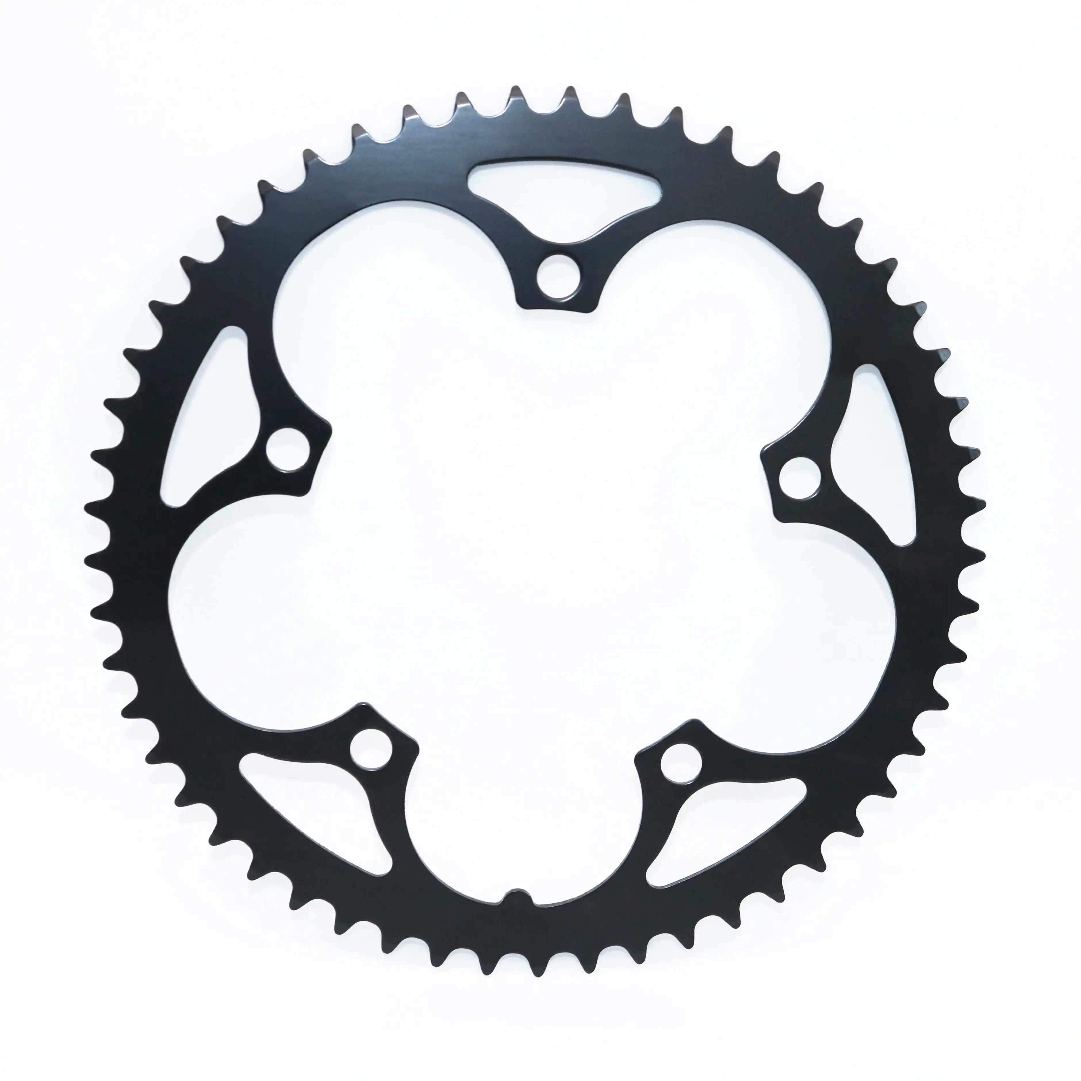 Wholesale 130mm BCD bicycle crank AL CNC 42/44/46/48/52/53T bicycle cranksets for folding bike