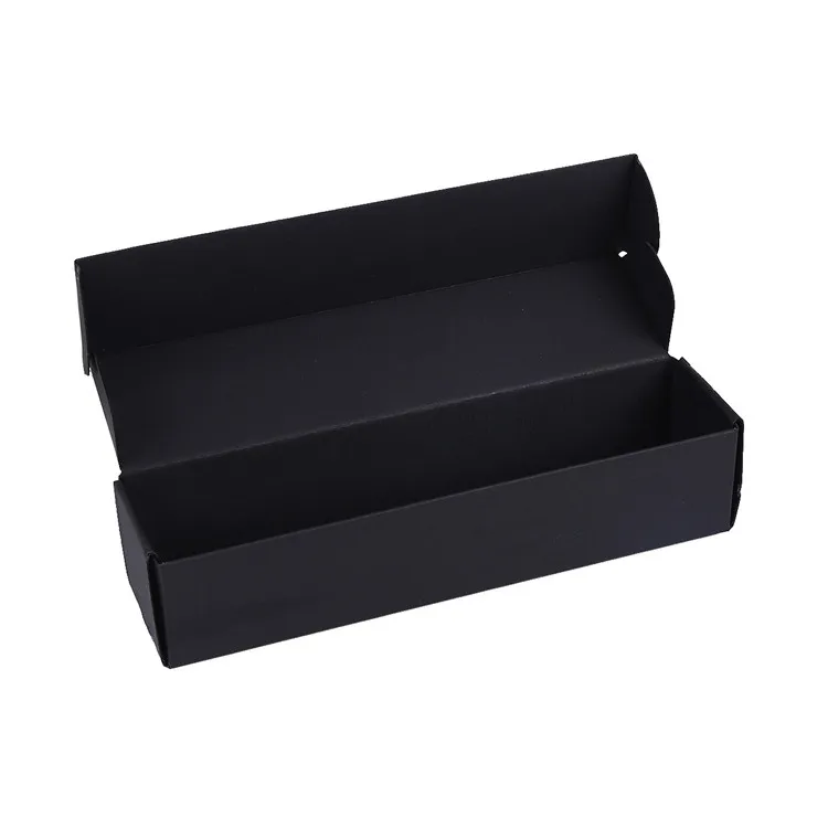 Black custom logo cardboard packaging mailing box for umbrella storage