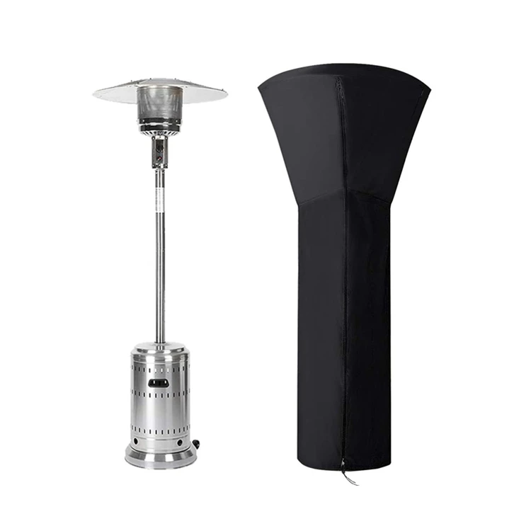Outdoor Black With Uv Resistance Coating 420D Oxford Cloth Waterproof Patio Heater Cover Heater Cover