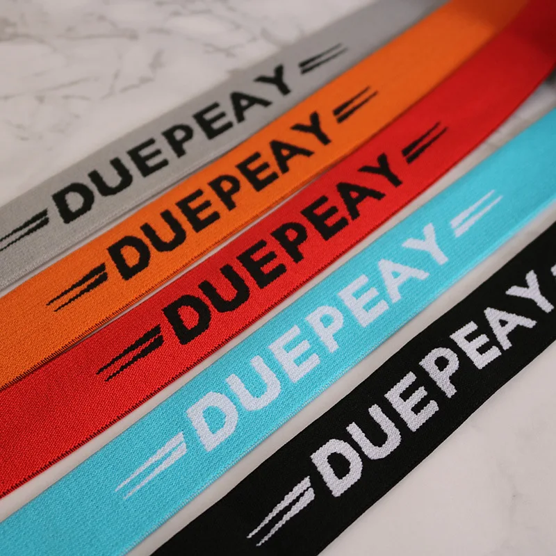 
Factory Bulk Supply 3Cm Sustainable Wide Colorful High Quality Jacquard Elastic Webbing Polyester Band 