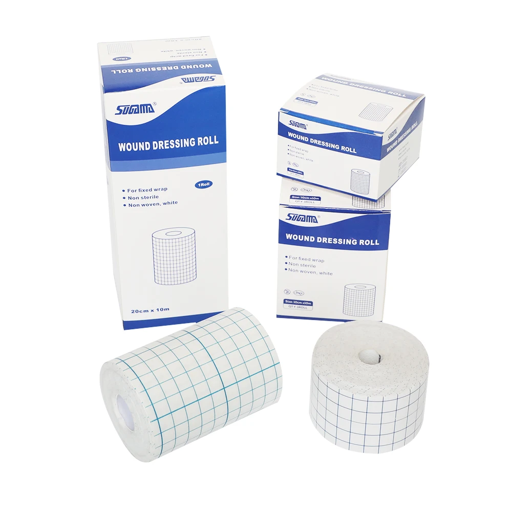 5cm*10m adhesive non woven dressing tape wound dressing roll for medical care