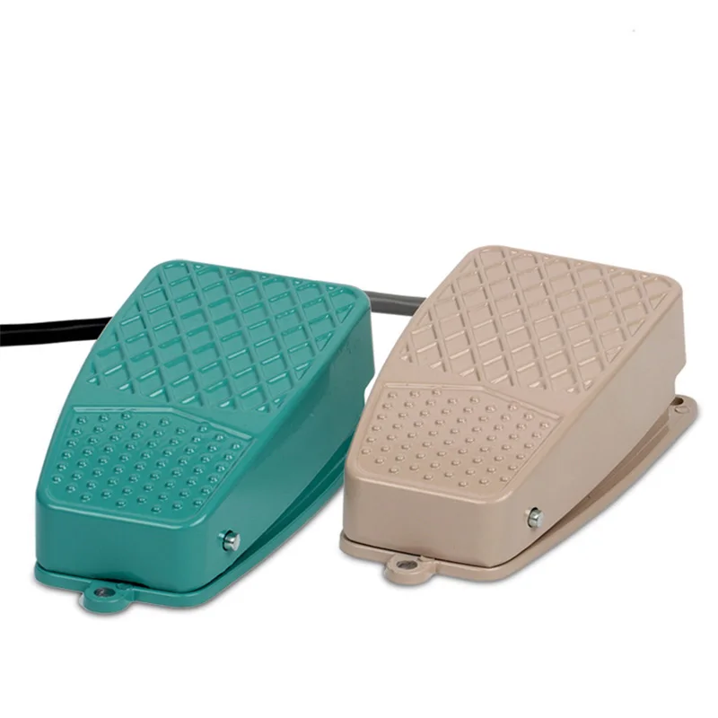 FS-2 алюминиевое снабжение жилья светом ножной выключатель 10A с литым корпусом self-кнопка сброса ножной переключатель