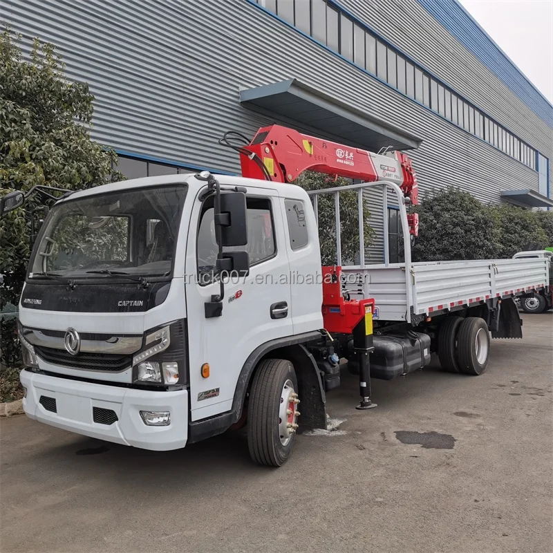 crane truck factory china famous CLW 5 tons Versatile Truck Crane with High Lifting Capacity and Precise Control for sale