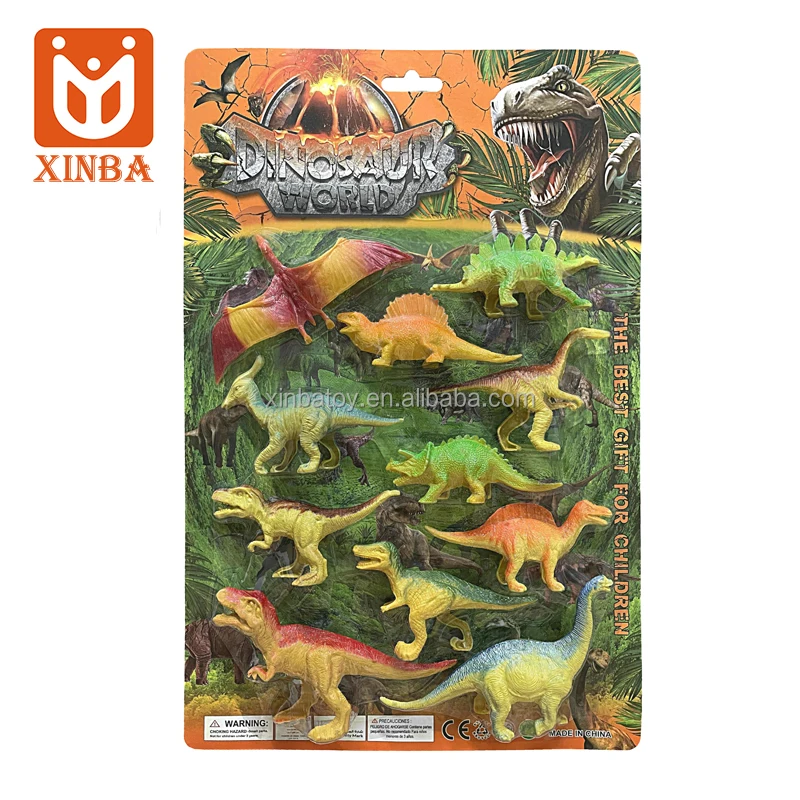 2023 игрушка другое маленькое животное Империя пластиковая полый твердый динозавр зоопарк дикие животные для детей
