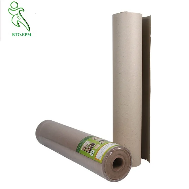 Construction company thickened cardboard gray temporary floor protection paper