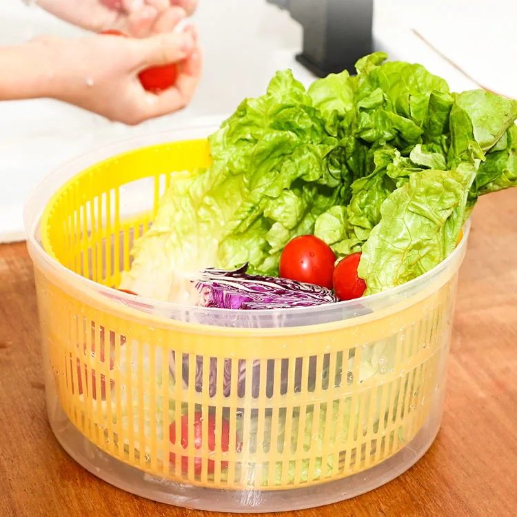 small colander manual tools Salad Spinners handle industrial electronic