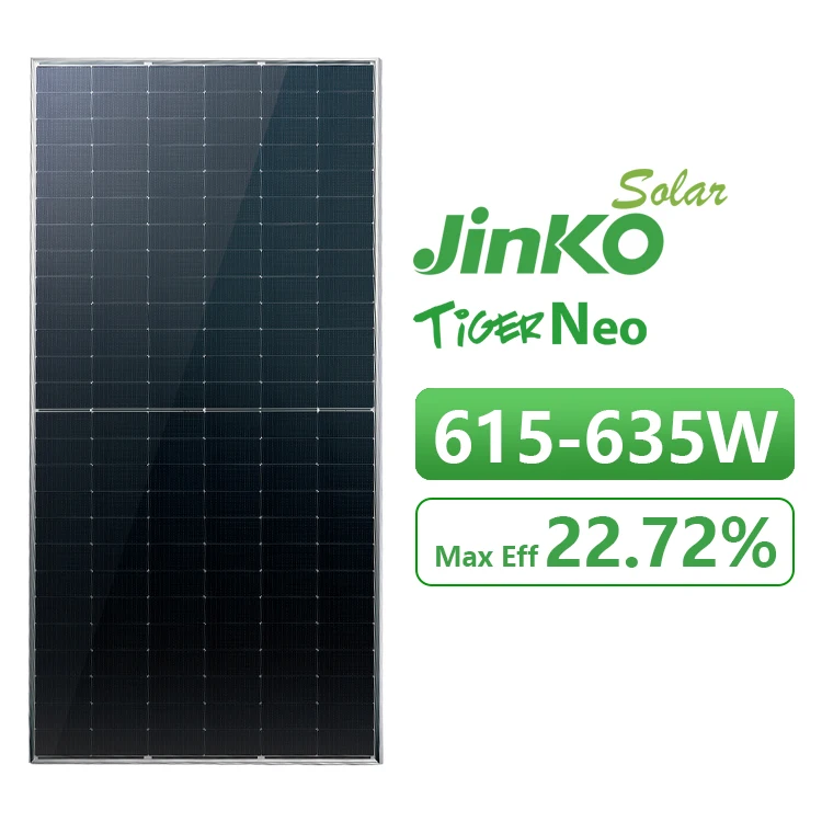jinko 615w 620w 625w 630w 635w tiger neo bifacia n-type solar panel double glass price