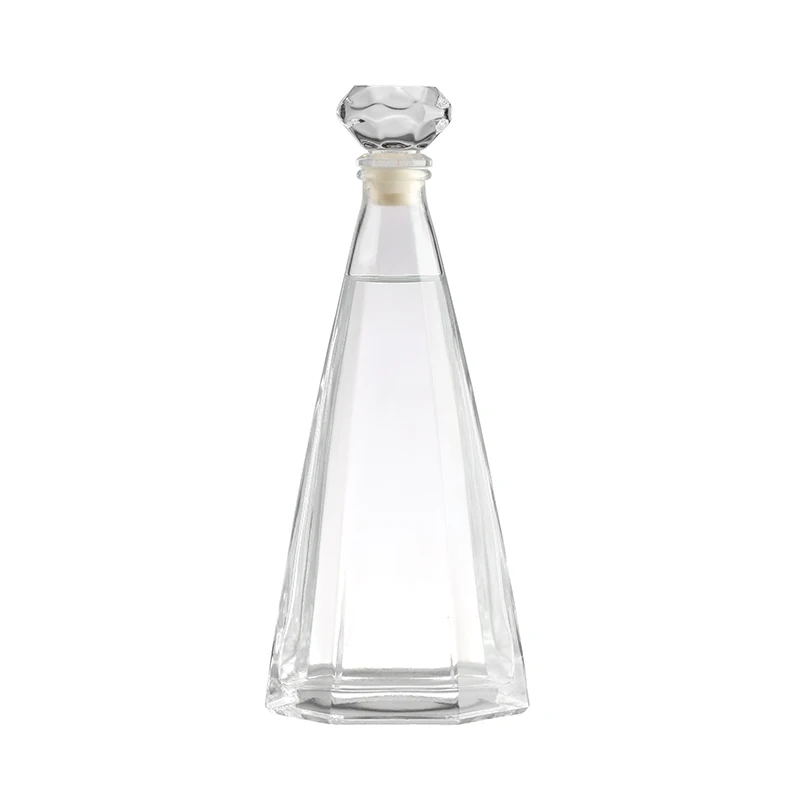 500ml Hot Vodka  Wine Alcoholic Beverages1 Litre Miniature Liquor  Conical Flask Shape Water Glass Bottle