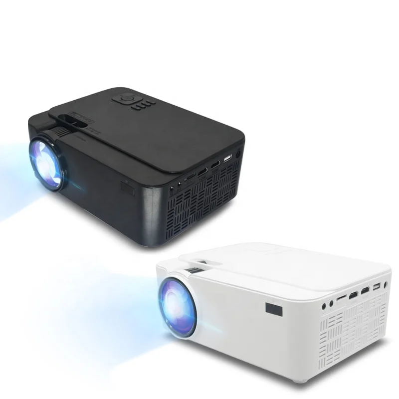 China OEM ODM Smart Mini Multimedia Projector LCD Portable Projector WiFi Android Projector With Auto Correction
