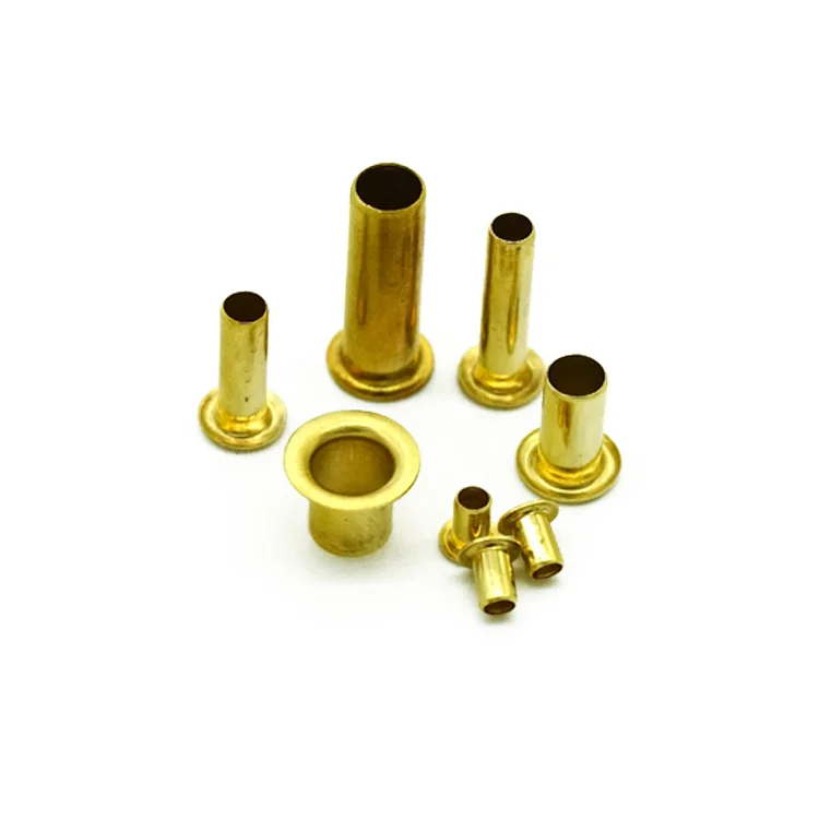 factory wholesale 1.5mm 2.3mm 3mm copper brass eyelet pcb rivet