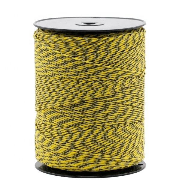 Wholesale Electric Cattle Fence with Weather Resistant Polywire Farm Fence for Garden Usage PVC Iron Wood Plastic Frames