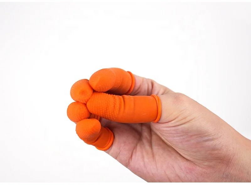 ARLANY Hair Extension Tool Heat-Resistance Finger Protection Cover Cots Rubber Finger Protectors for Pre Bonded Hair Extensions