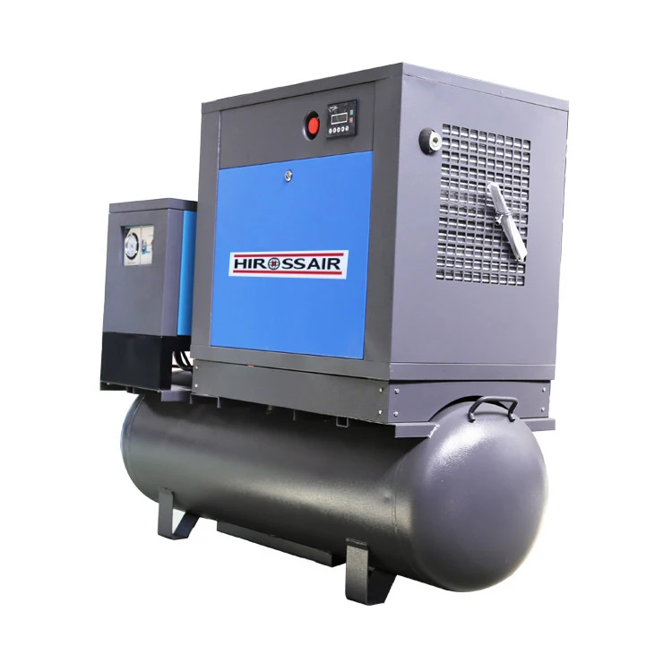 The factory price Screw Air Compressor Industrial 15-75kw 7-10bar High Efficiency Energy Saving Screw Compressor