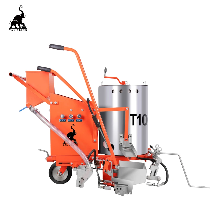 T101 New Thermoplastic Road Line Marking Paint Machine with Efficient Pump and Engine Available for Sale