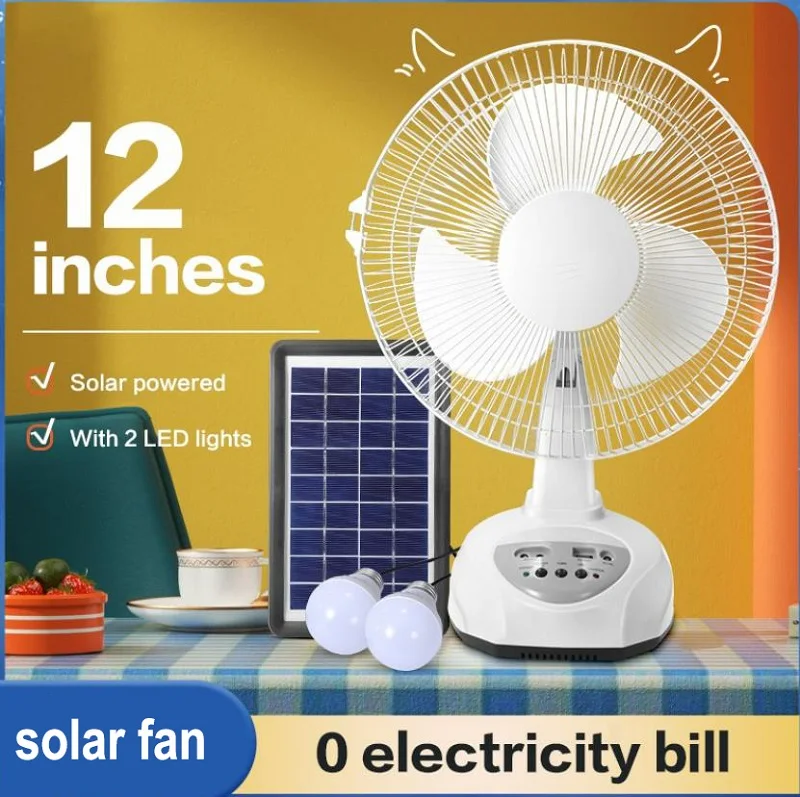 Wholesale price usb charging ac dc motor desk table portable air circulation oscillation fan for home 12 16 inch 16inch