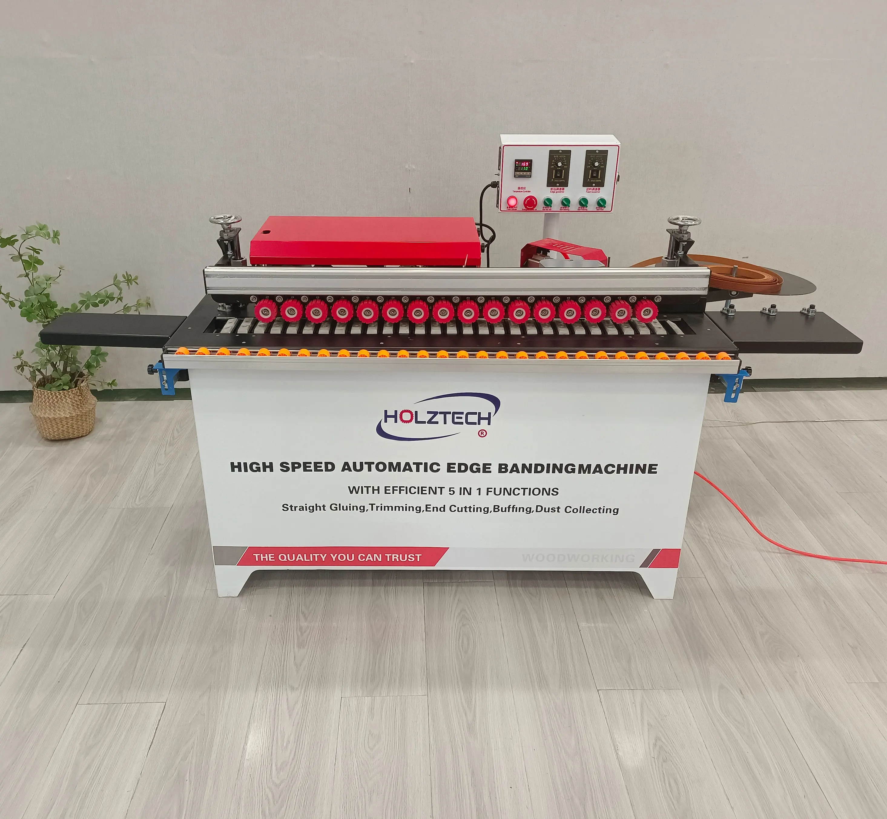 Fully Automatic Edge Banding Machine For Woodworking Furniture PVC Edge Bander Price