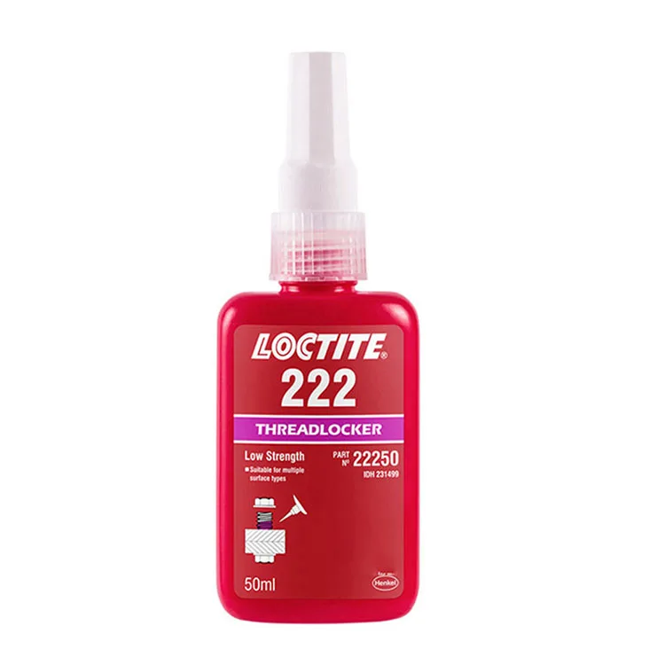 50ml loctiter 222 thread glue low strength purple anaerobic thread locking oil resistant easy to disassemble