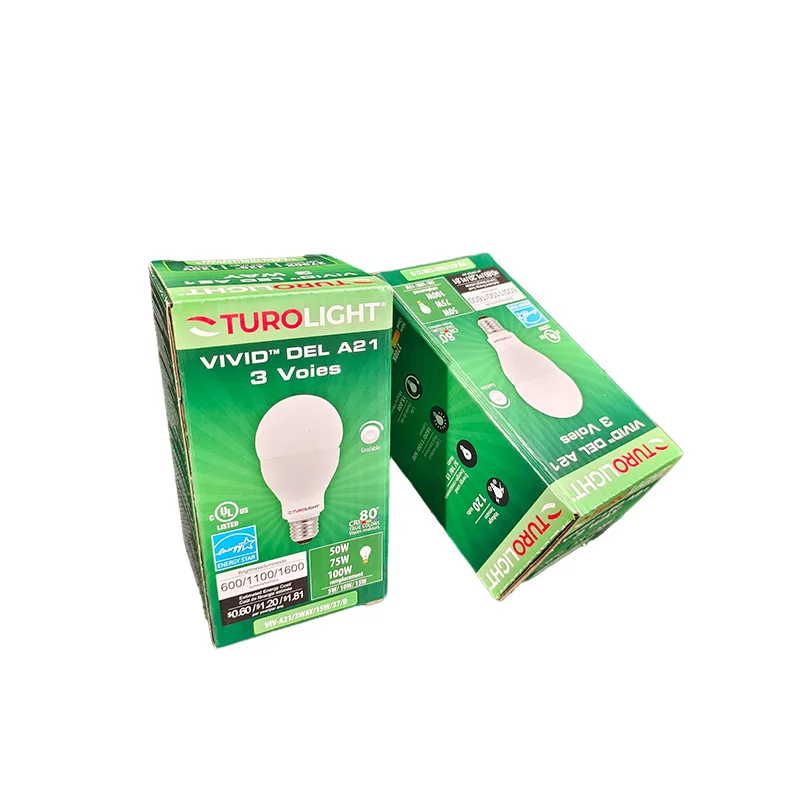 Shanli custom Printing Paper Led Light Led Bulb Packaging Box