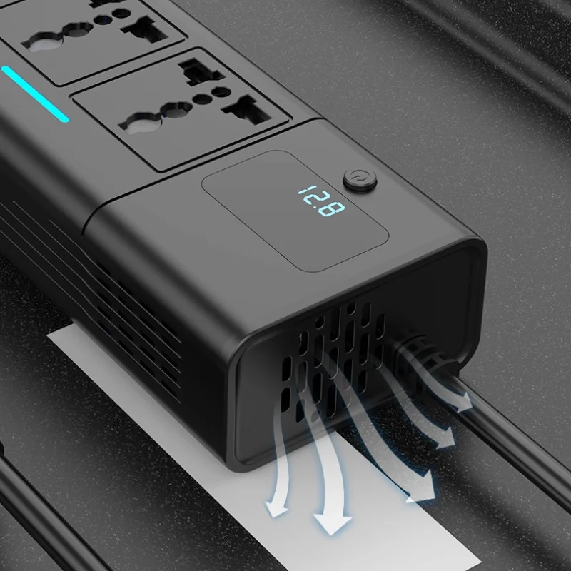 Автомобильный инвертор 200 Вт быстрое зарядное устройство Разъем DC12V до AC110V /240V универсальный PD-зарядное автомобильный