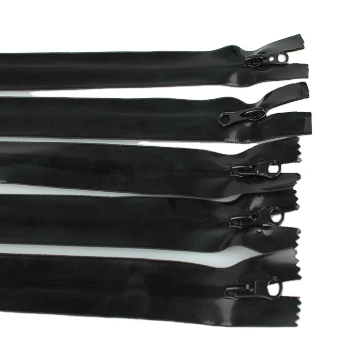 nylon zipper 3# 15cm black colorful cheap price eco-friendly durable plastic waterproof zipper for boots