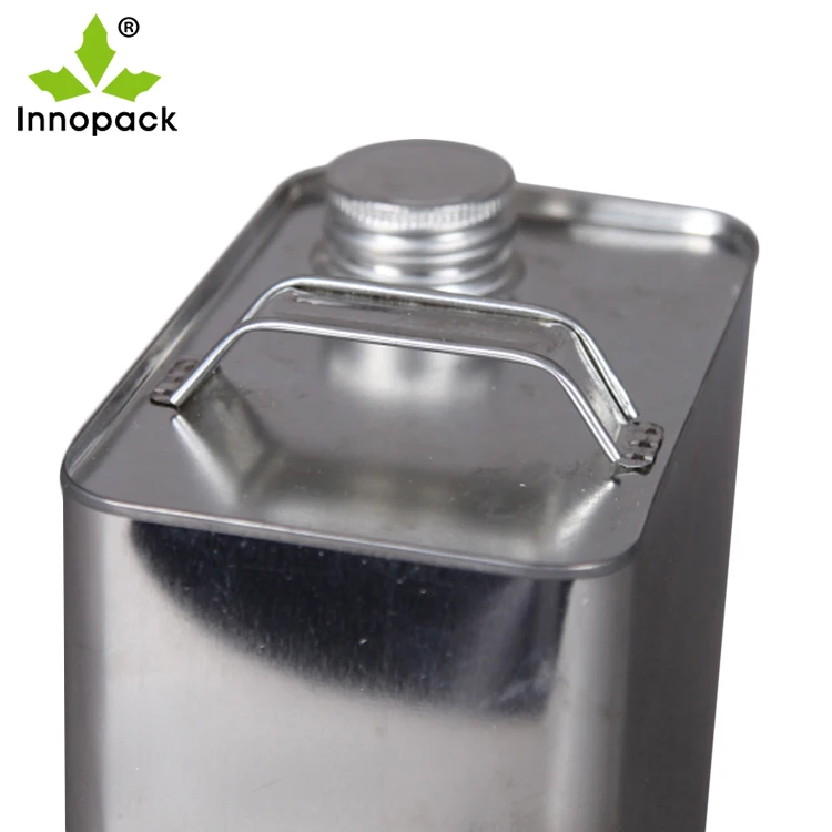 4 Liter 1 gallon Wholesale square paint oil tin cans fuel additive tinplate cans Oil Tin Can