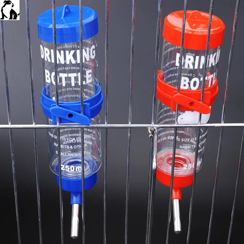 HANDOU New Design Automatic Dog Pet Hanging On The Cage Drinking Bottle Hanged Pet Water Bottle