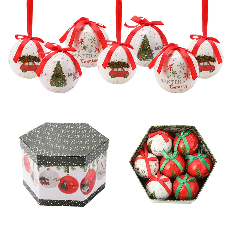 Wholesale Custom Size/pattern Christmas Tree Decorations Balls Plastic Foam Christmas Ball