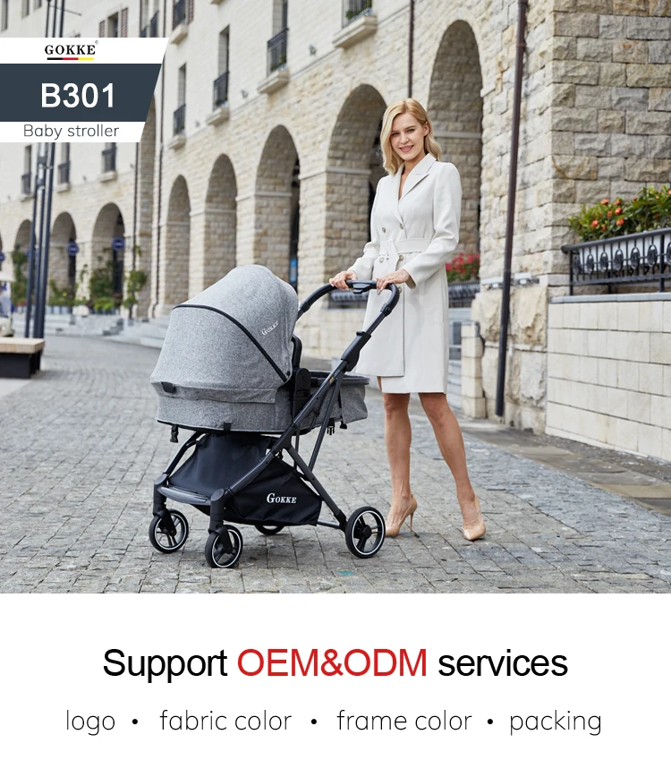 manufacture sale travel stroller light weight airplane organised new born prams EVA wheels rose gold pushchair