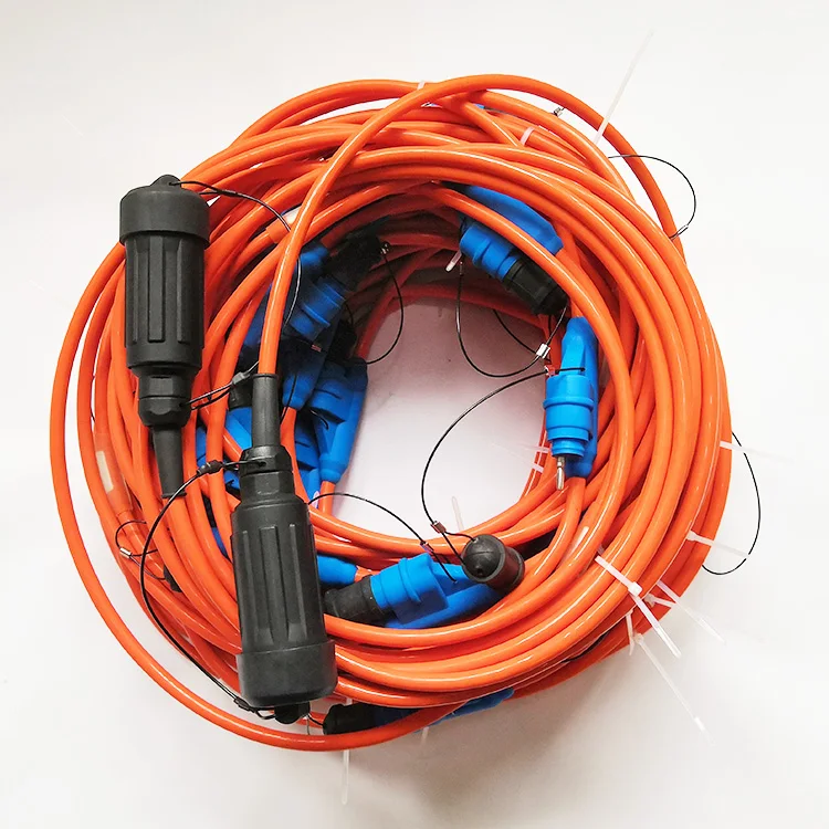 Seismic Cable 24 Channels with Male Kooter Take-out
